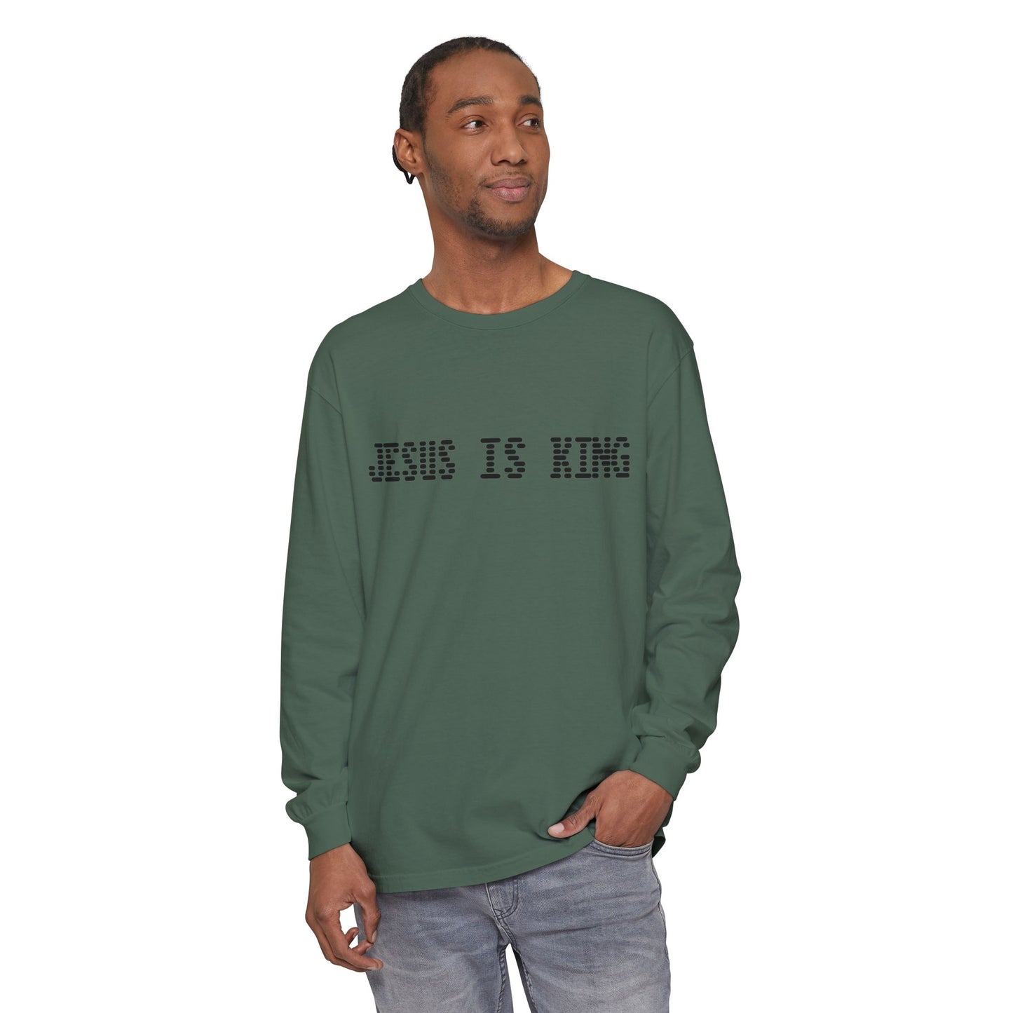 Jesus is King- Long sleeve tee